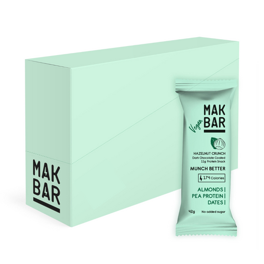 MAK BAR Hazelnut Crunch Protein Bar Case