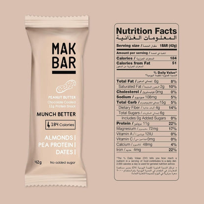 MAK BAR Peanut Butter Protein Bar