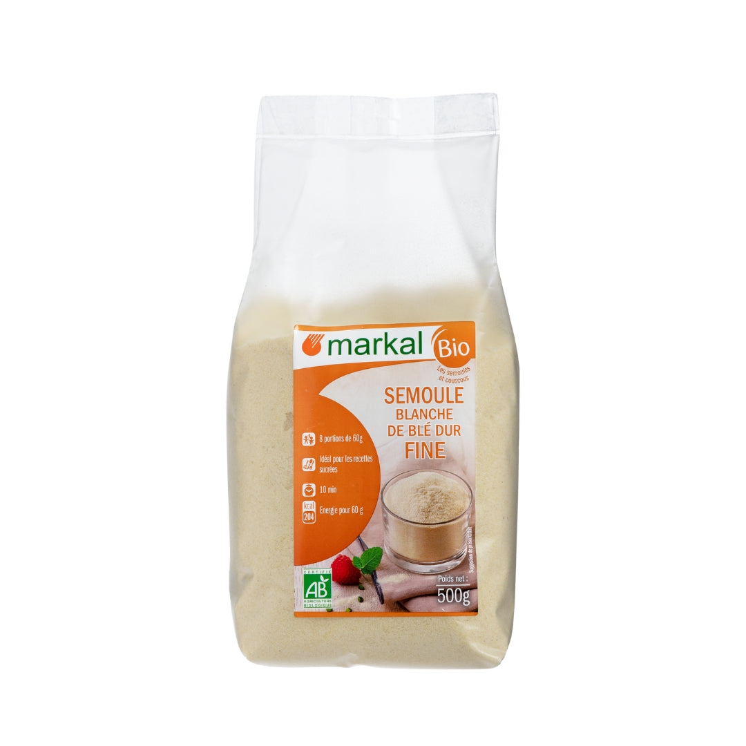 MARKAL Organic Fine White Durum Wheat Semolina