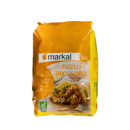 MARKAL Organic Tricolor Fusilli Pasta