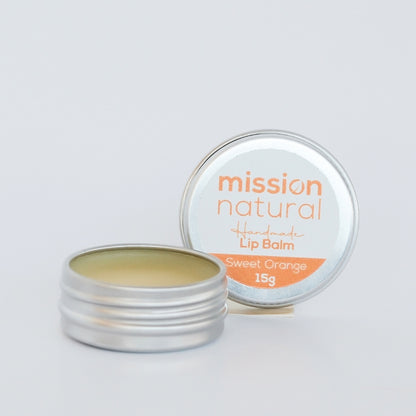 Mission Natural Sweet Orange Lip Balm