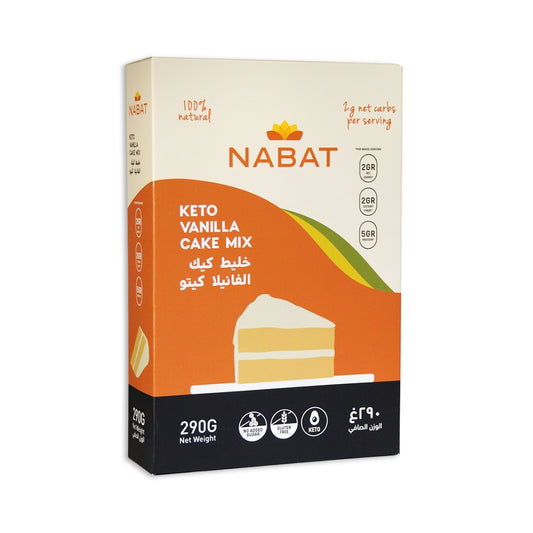 Nabat Natural Keto Vanilla Cake Mix