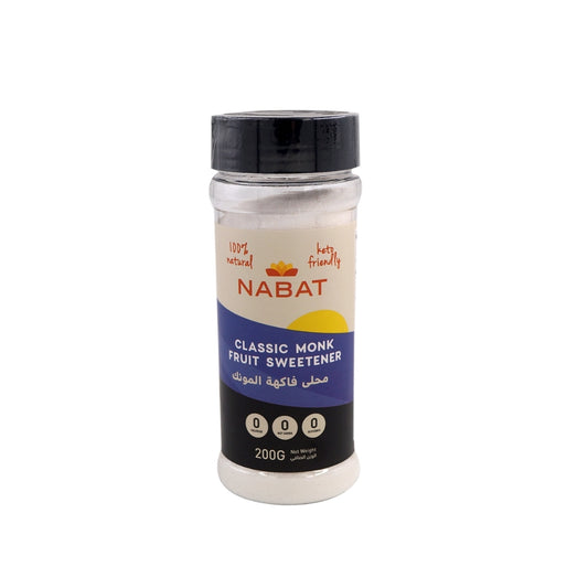 Nabat Natural Classic Monk Fruit Sweetener Shaker