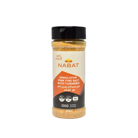 Nabat Natural Himalayan Pink Salt With Turmeric Shaker