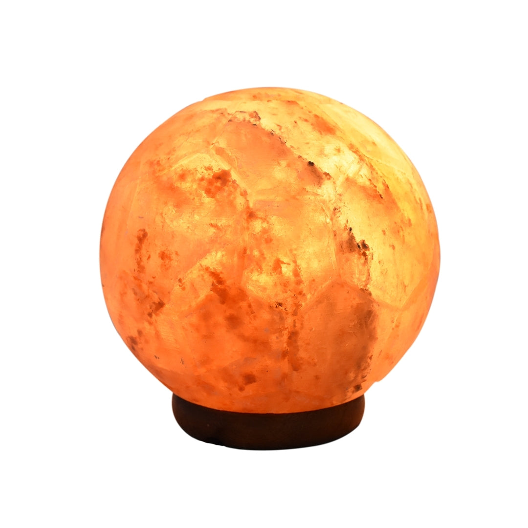 Nabat Natural Himalayan Salt Lamp Football