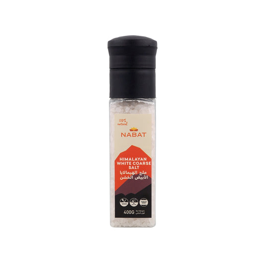 Nabat Natural Himalayan White Salt Grinder