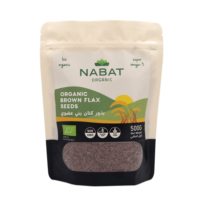 Nabat Organic Brown Flax Seeds