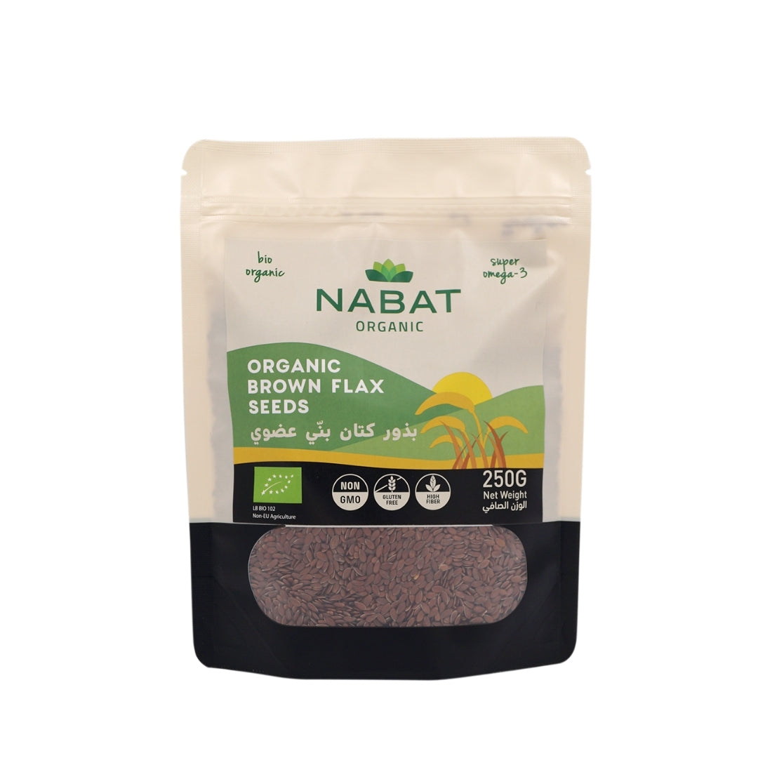 Nabat Organic Brown Flax Seeds