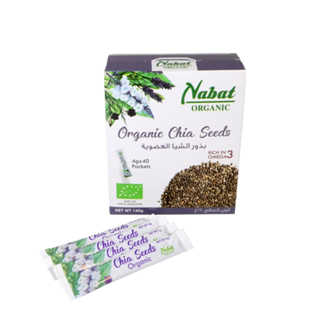 Nabat Organic Chia Seeds Packets