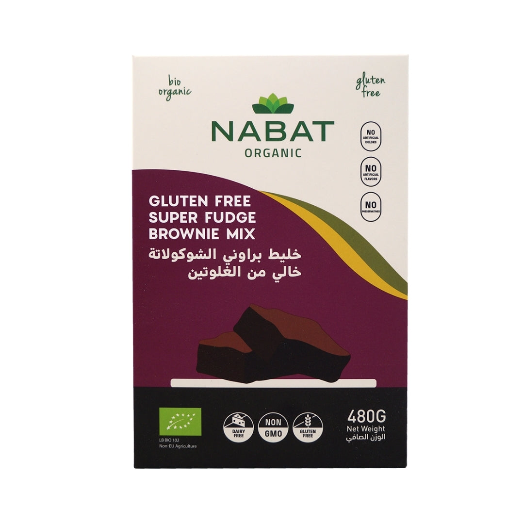 Nabat Organic Gluten Free Super Fudge Brownie Mix