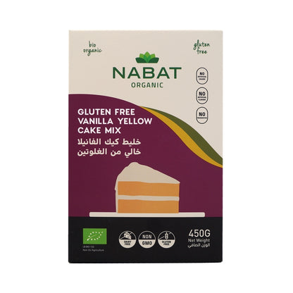 Nabat Organic Gluten Free Vanilla Yellow Cake Mix