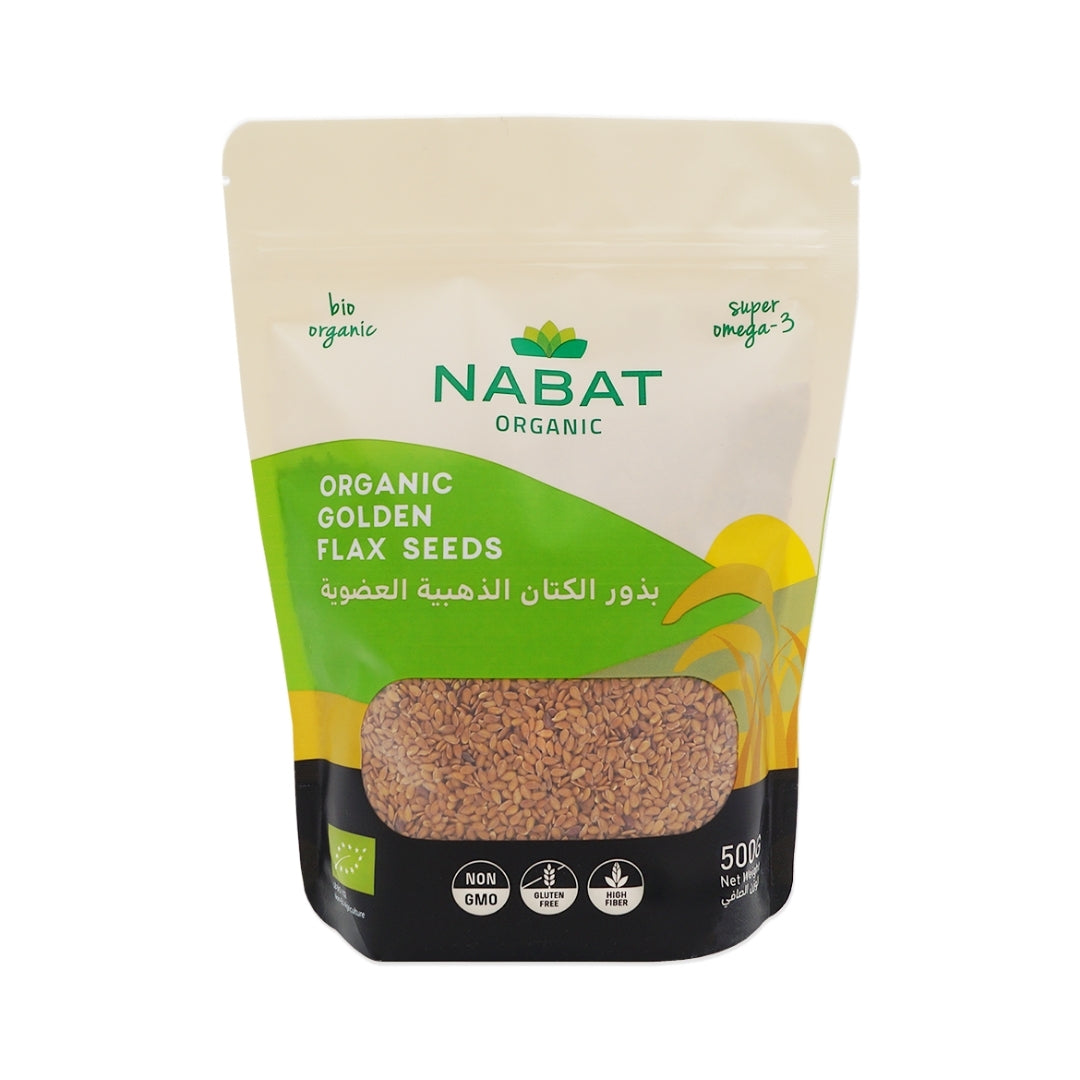 Nabat Organic Golden Flax Seeds