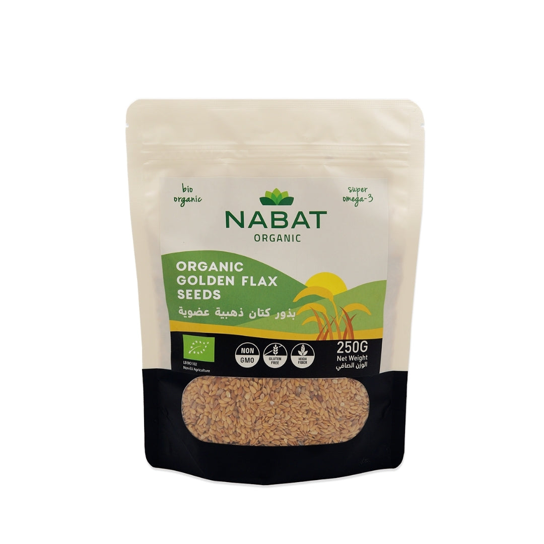 Nabat Organic Golden Flax Seeds