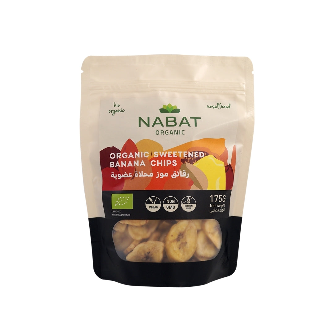 Nabat Organic Sweetened Banana Chips