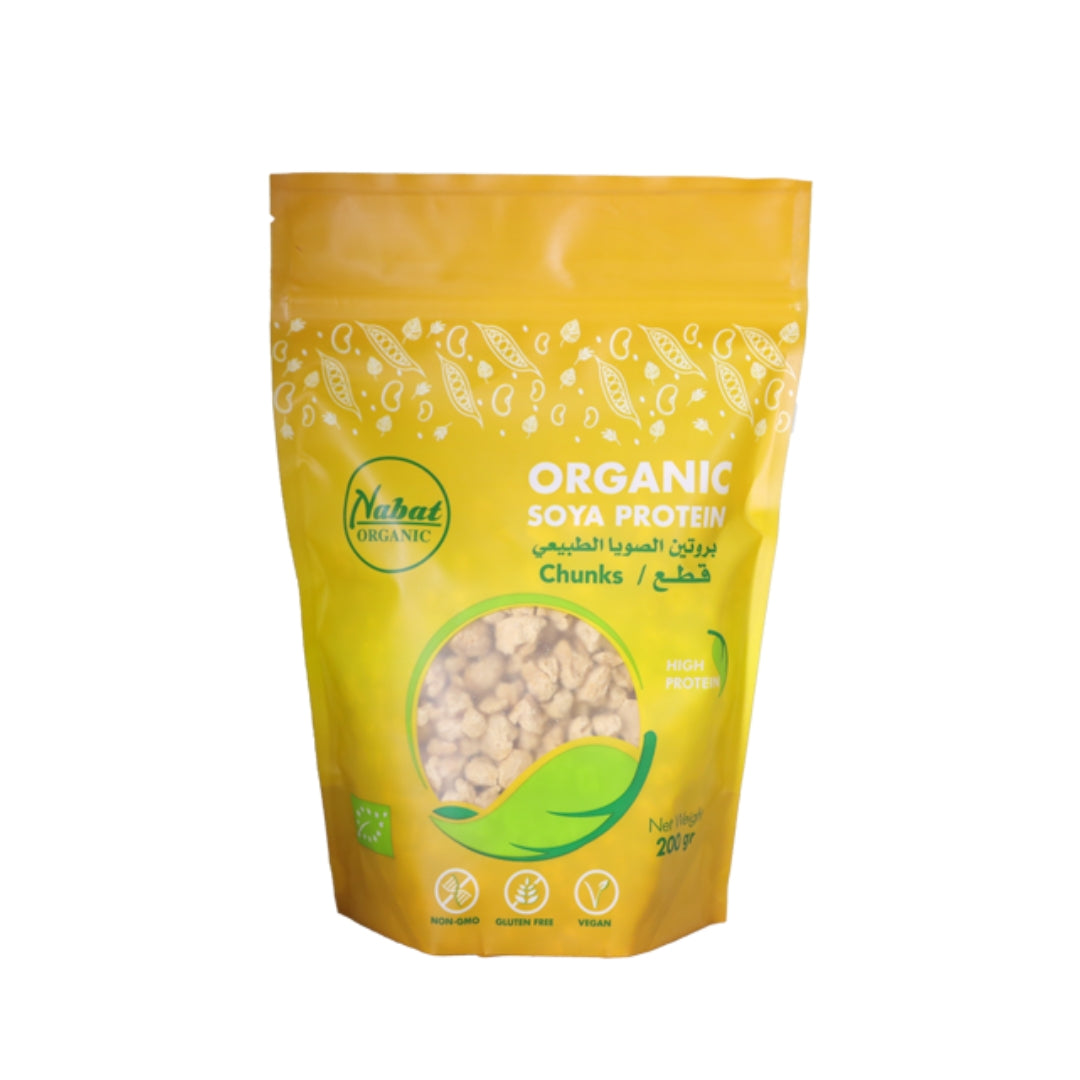 Nabat Organic Textured Soy Protein Chunks