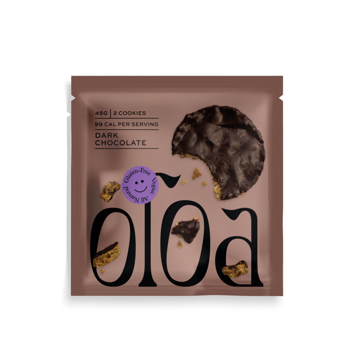 Oloa Dark Chocolate Oat Cookies