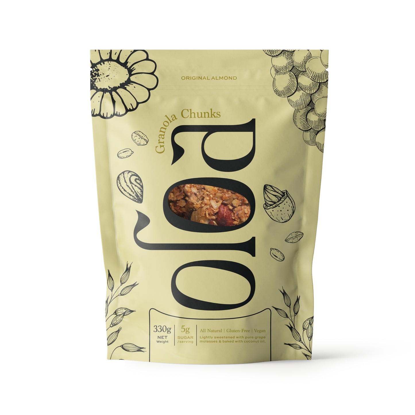 Oloa Original Almond Granola Chunks