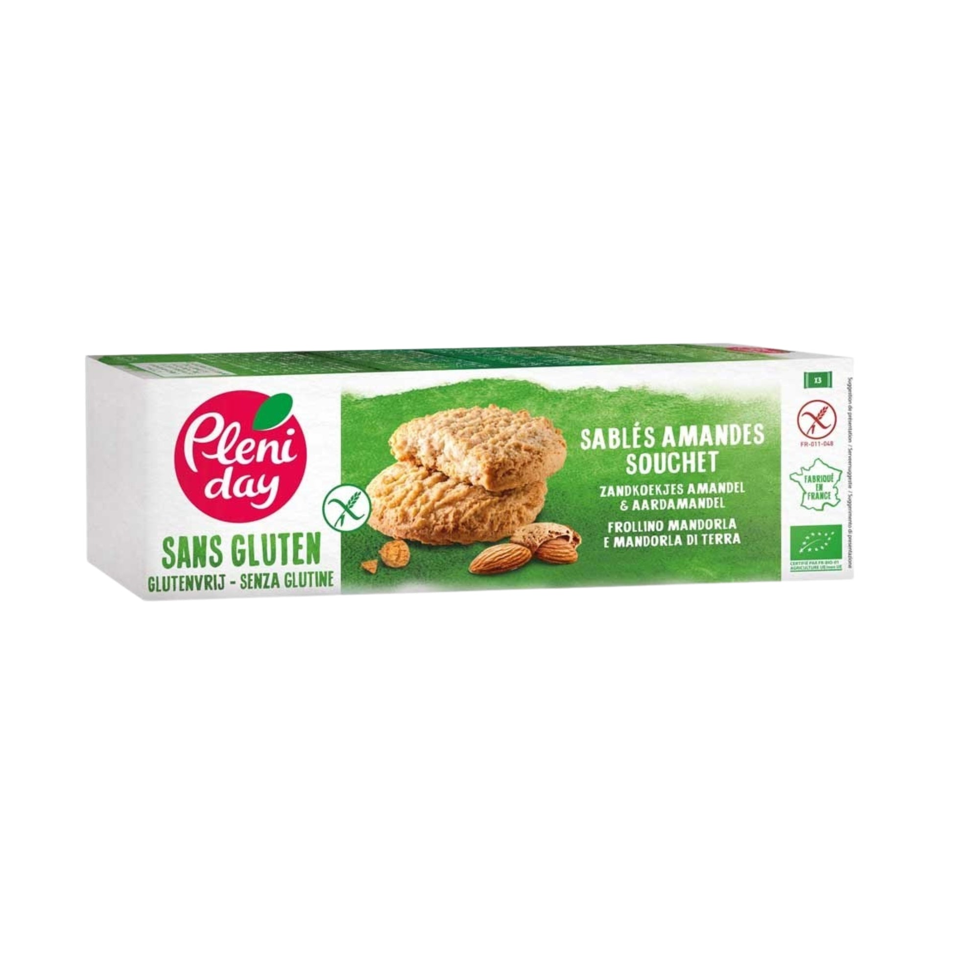 Pléniday Organic Gluten Free Sablés Almond Tigernut