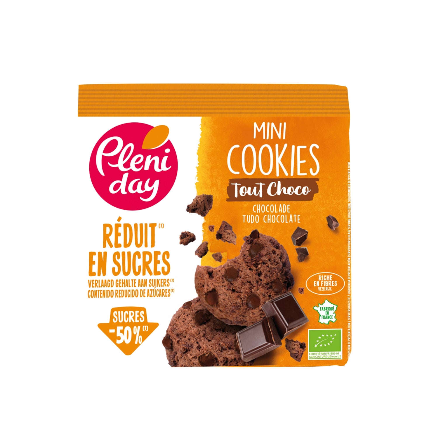 Pléniday Organic Mini Cookies Chocolate