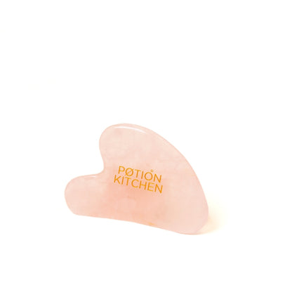 Potion Kitchen Rose Quartz Gua Sha Massage Stone