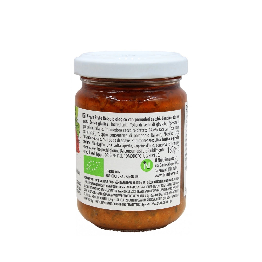 Probios Il Nutrimento Organic Pesto Rosso With Sundried Tomatoes