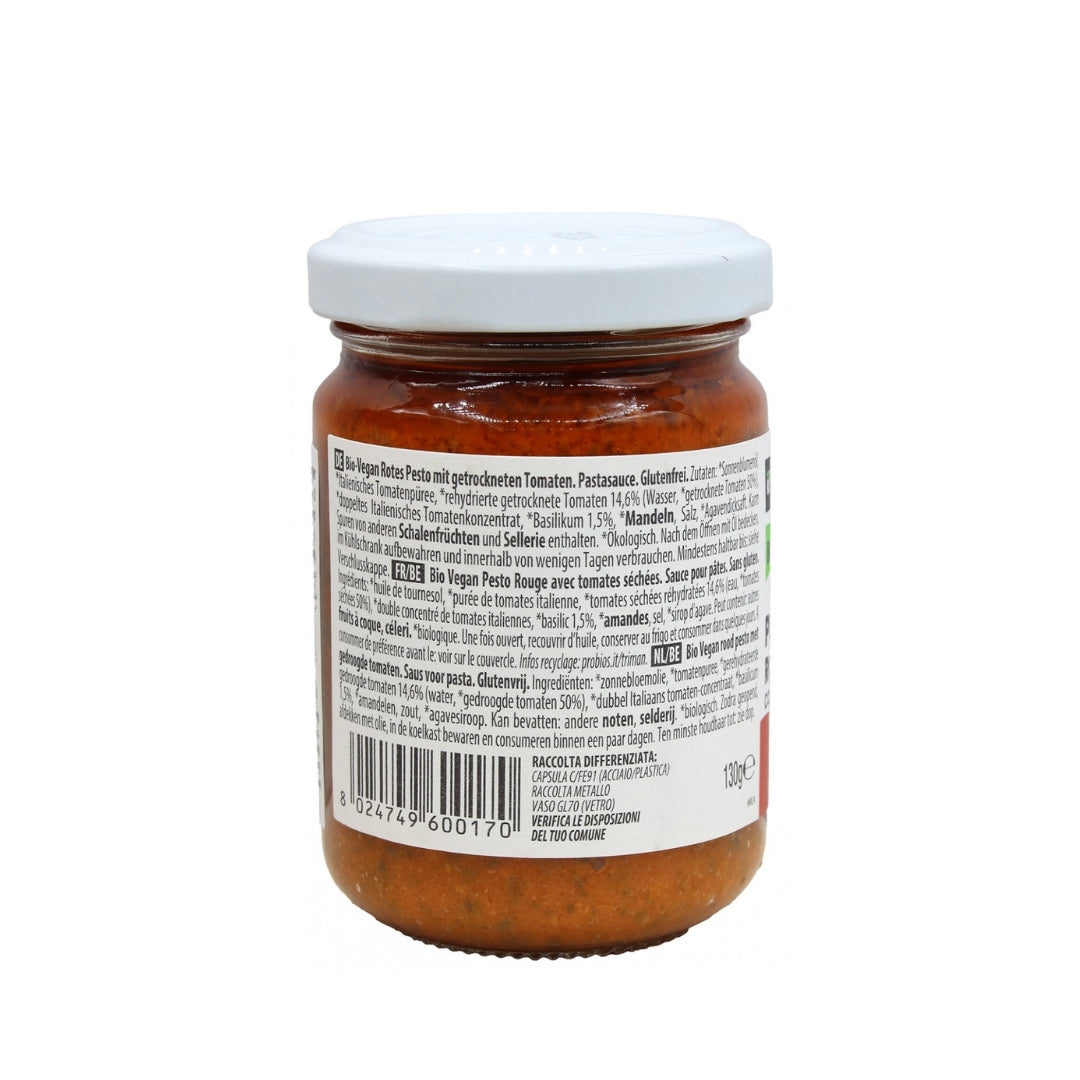 Probios Il Nutrimento Organic Pesto Rosso With Sundried Tomatoes