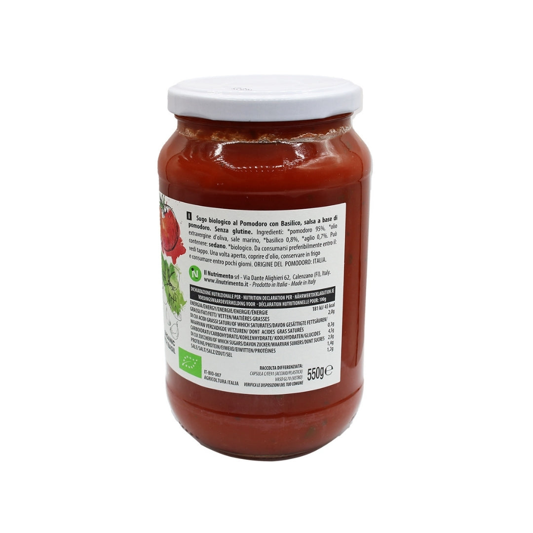 Probios Il Nutrimento Organic Sauce With Basil