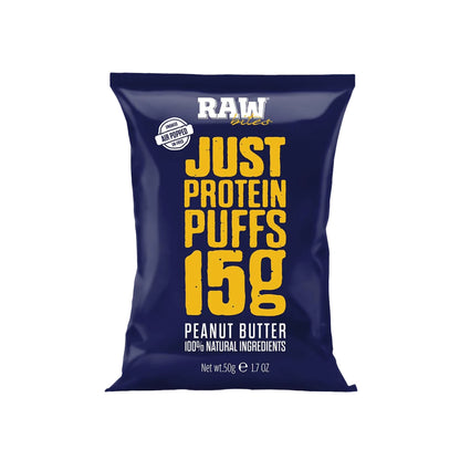 Raw Bites Peanut Butter Protein Puffs