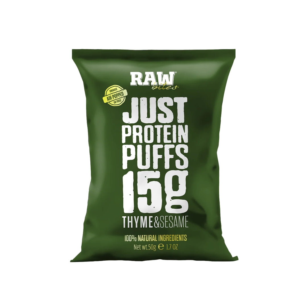 Raw Bites Thyme & Sesame Protein Puffs