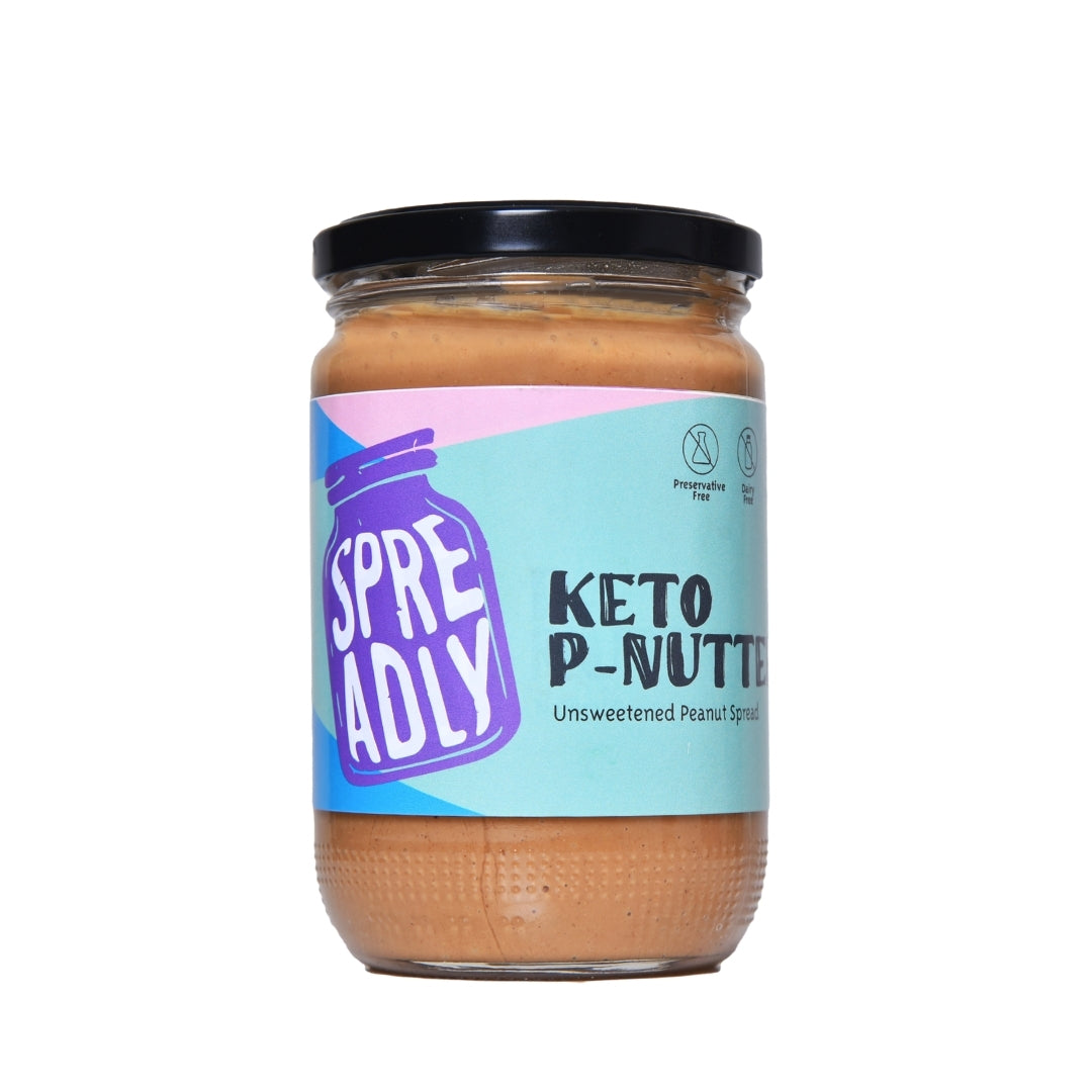 SPREADLY Keto P-NUTTER Unsweetened Peanut Spread 600g