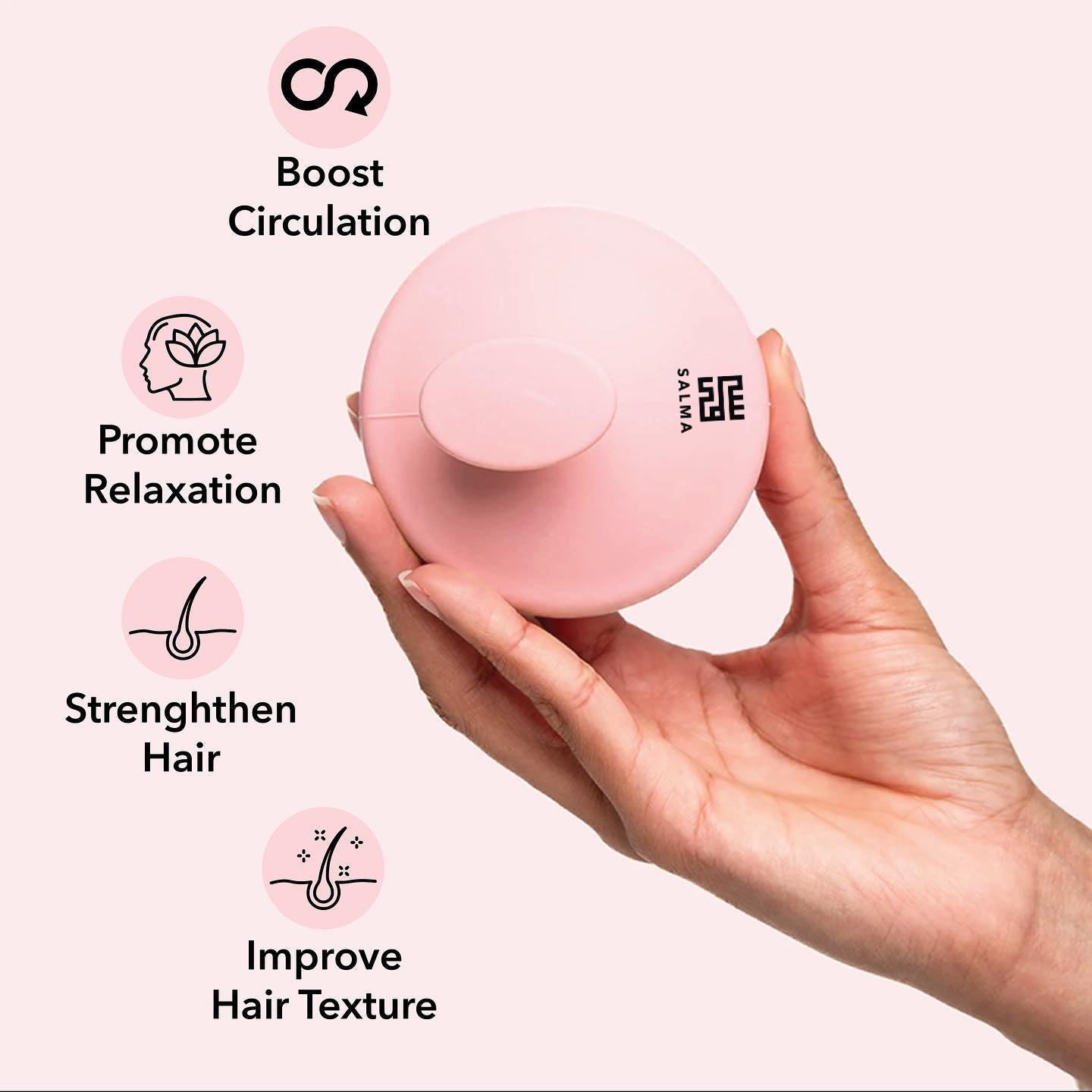 Salma Scalp massager benefits