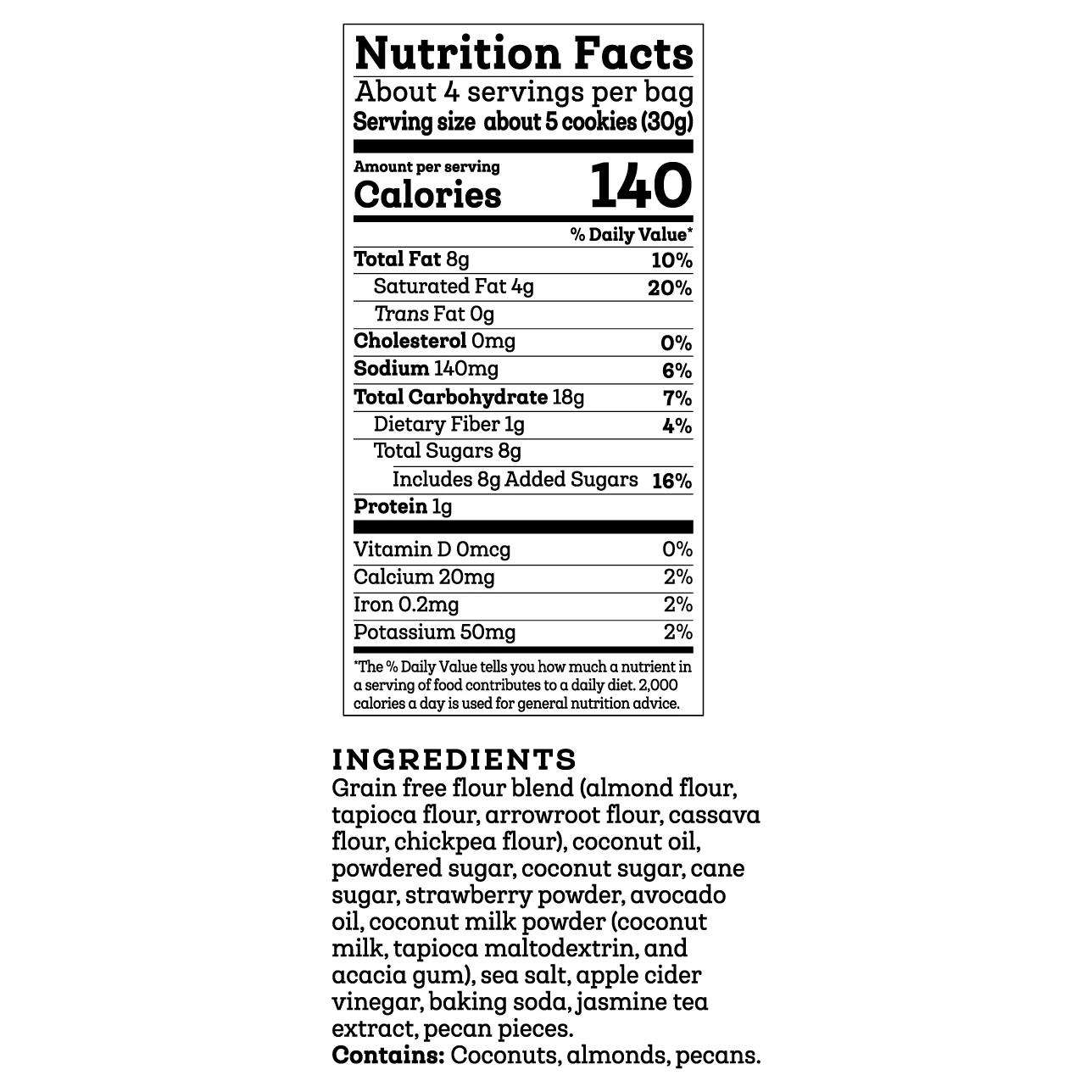 nutrition facts