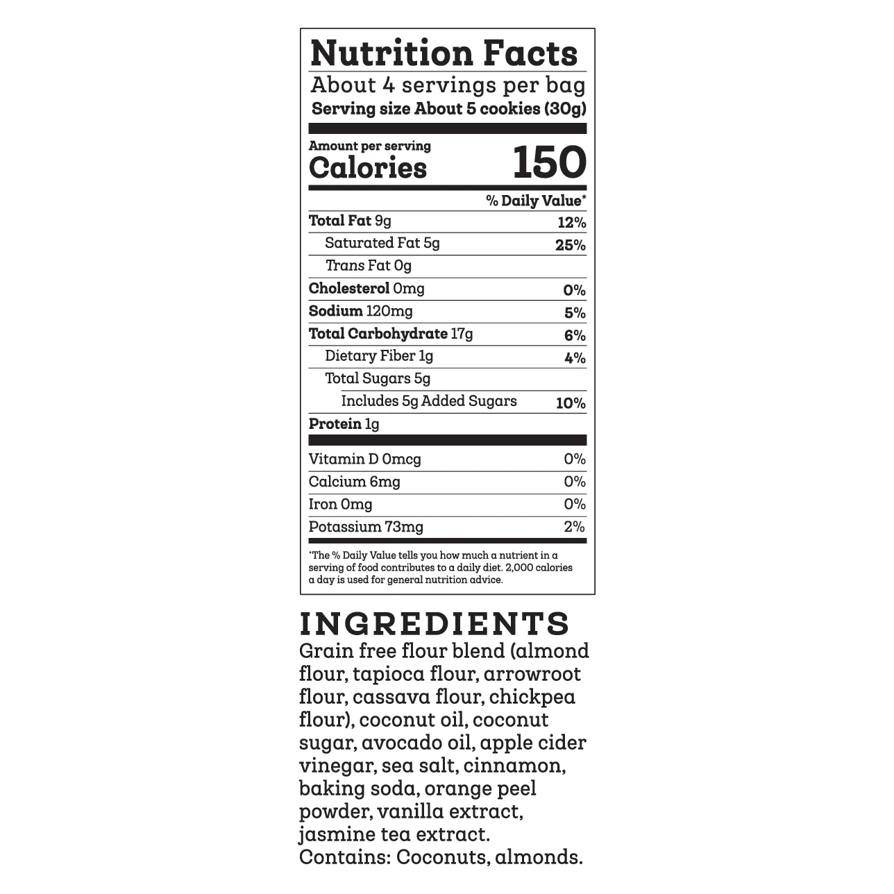 nutrition facts