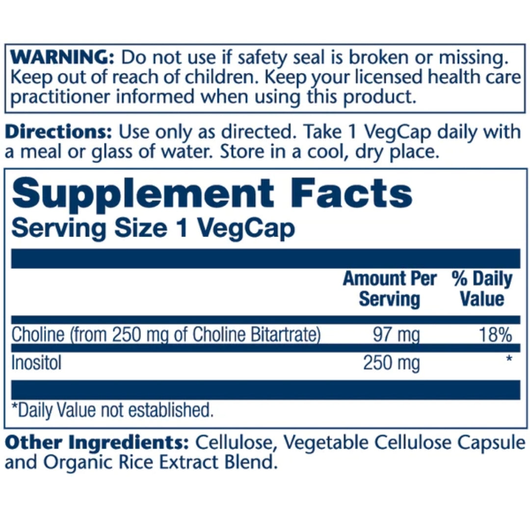 Solaray® Choline & Inositol 250mg