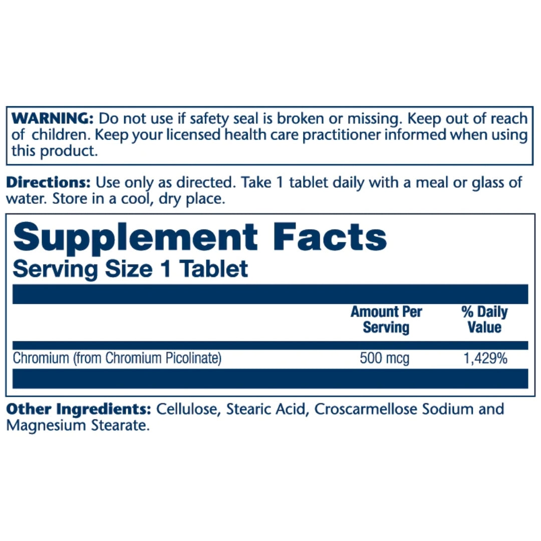 Solaray® Chromium Picolinate 500mcg