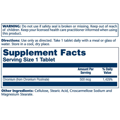 Solaray® Chromium Picolinate 500mcg