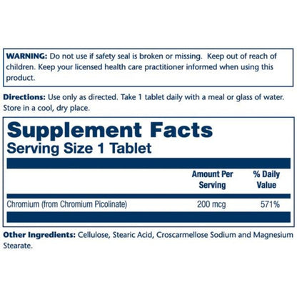 Solaray® Chromium Picolinate 200mcg