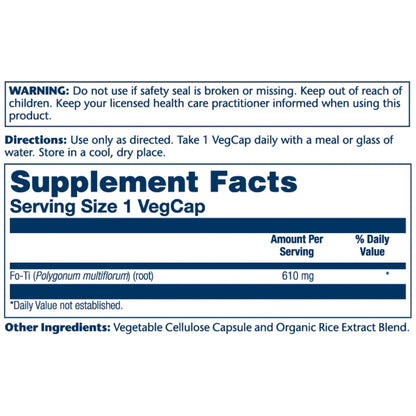 Solaray® Fo-Ti Root 610mg