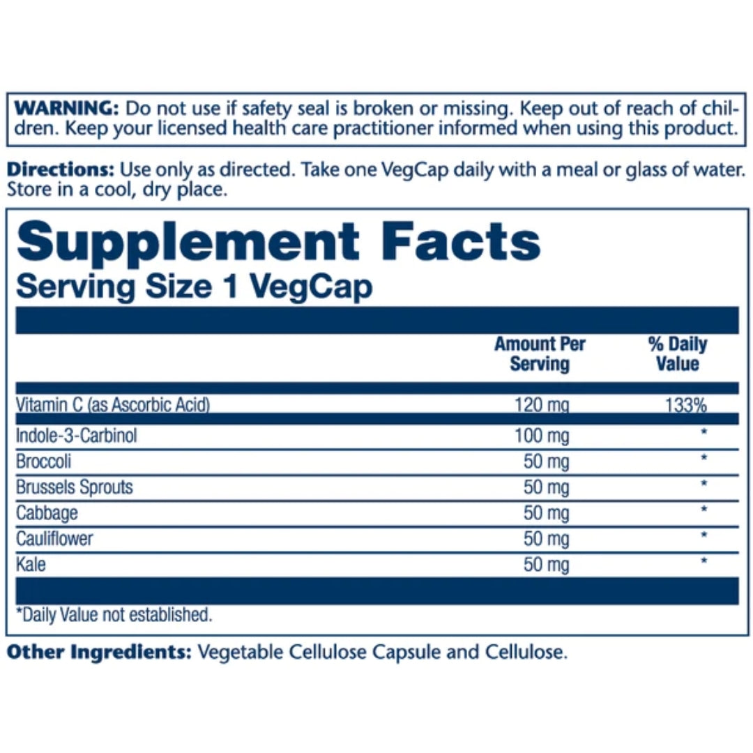 Solaray® Indole-3-Carbinol 100mg