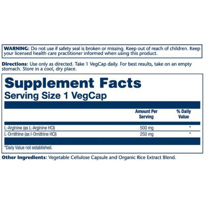 Solaray® L-Arginine L-Ornithine 750mg