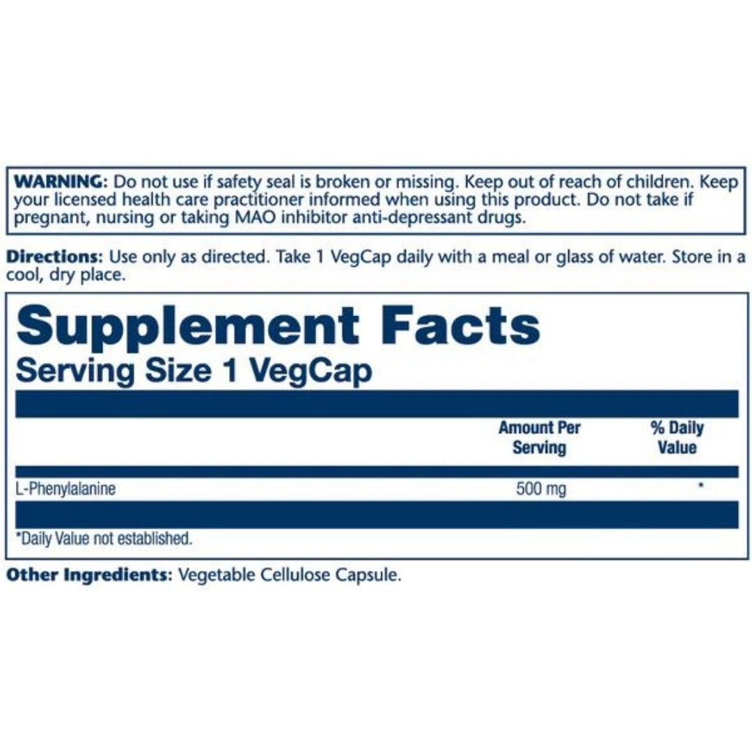 Solaray® L-Phenylalanine 500mg