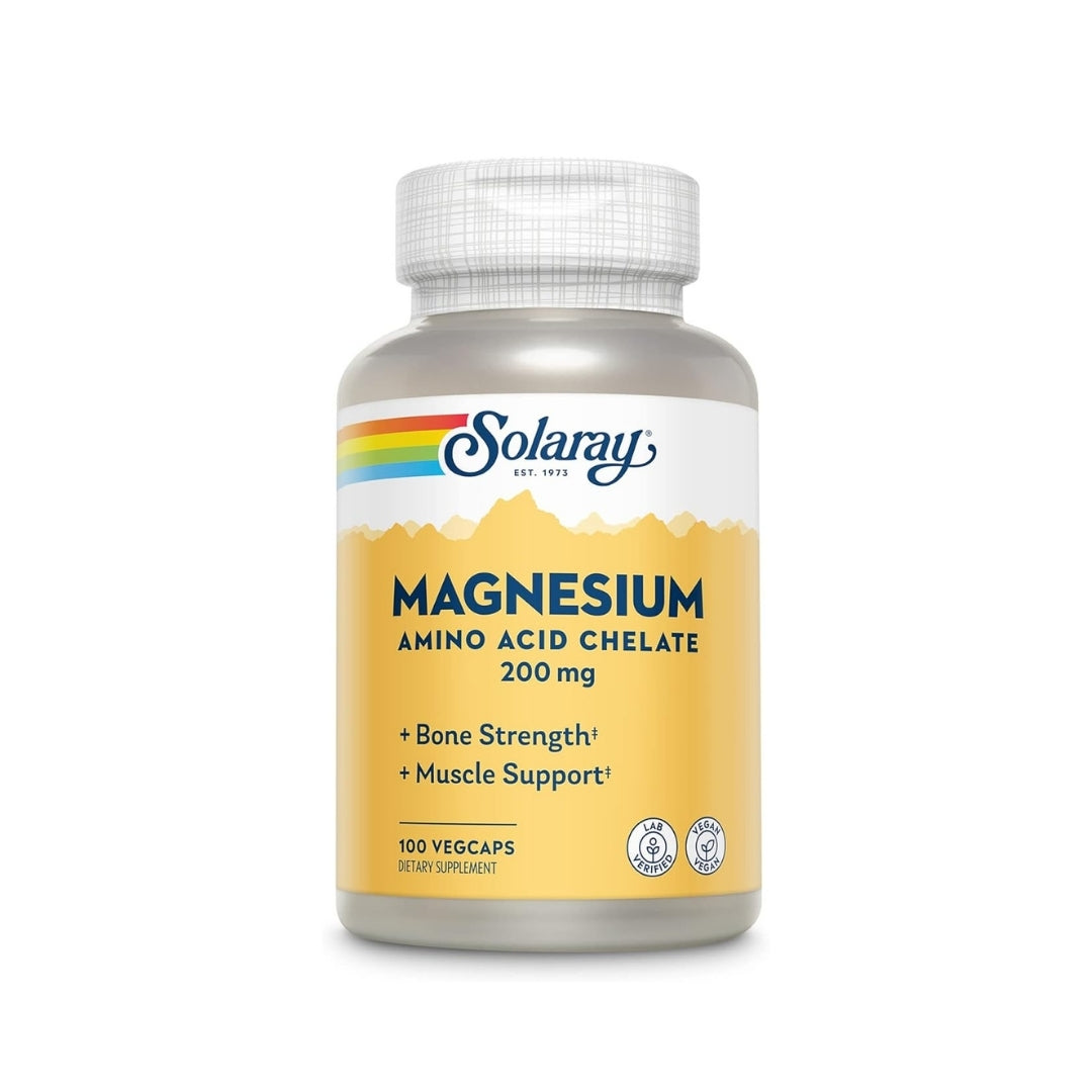 Solaray® Magnesium Amino Acid Chelate 200mg