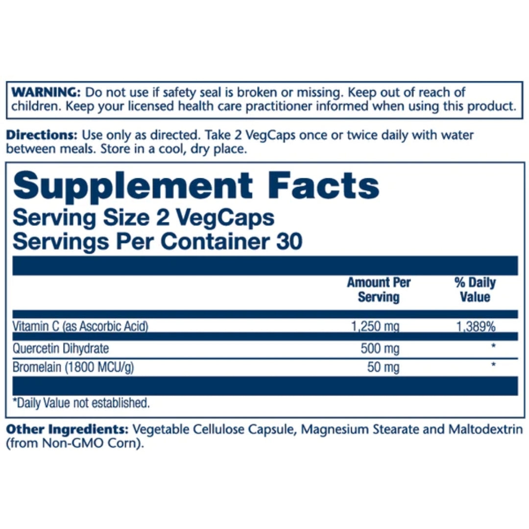 Solaray® Quercetin Bromelain & Vitamin C