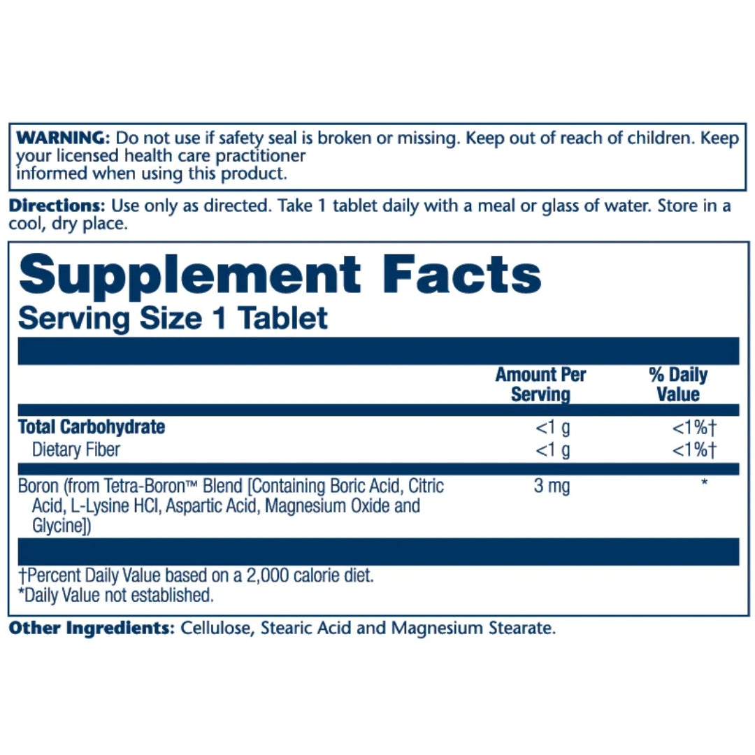 Solaray® Tetra-Boron™ 3mg