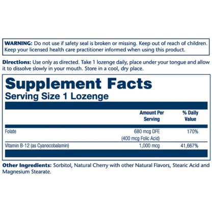 Solaray® Vitamin B-12 1000mcg