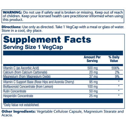 Solaray® Vitamin C With Bioflavonoid Concentrate 500mg