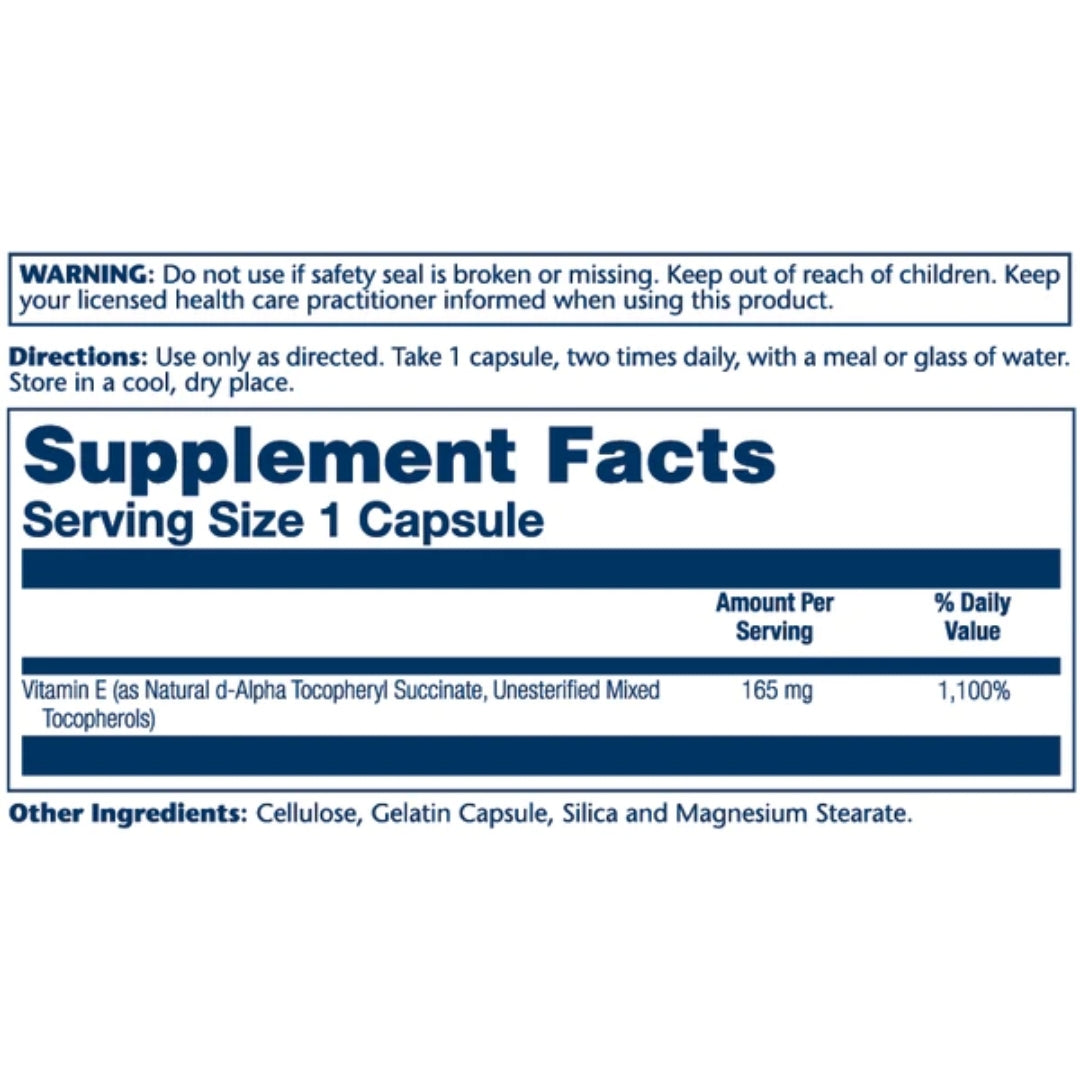 Solaray® Vitamin E 165mg