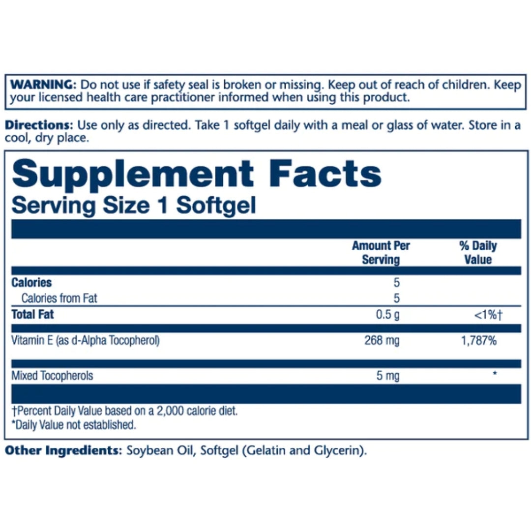 Solaray® Vitamin E 268mg