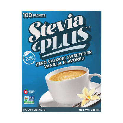 Stevia Plus® Vanilla Packets