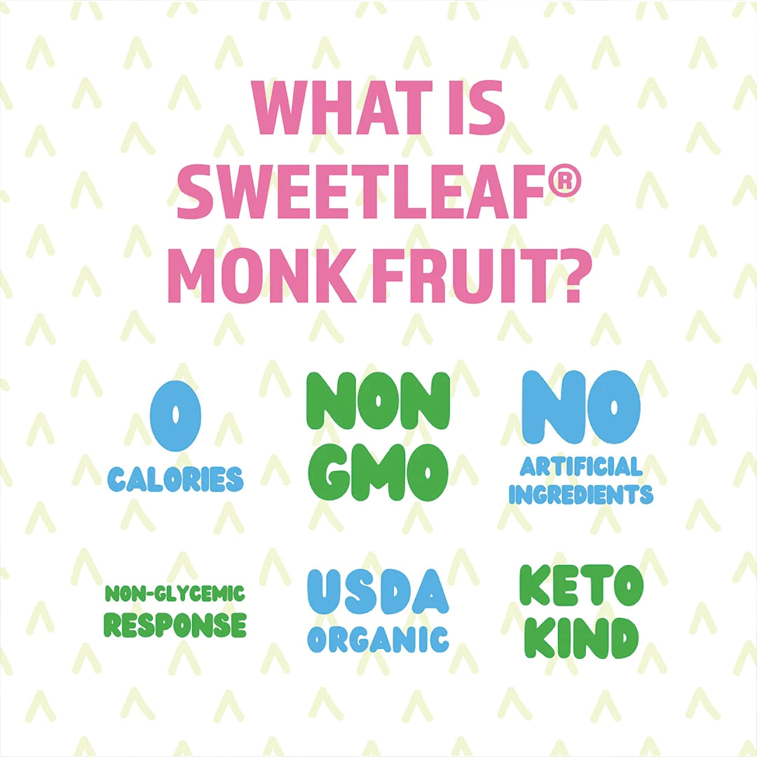 SweetLeaf® Organic Granular Monk Fruit Sweetener Packets